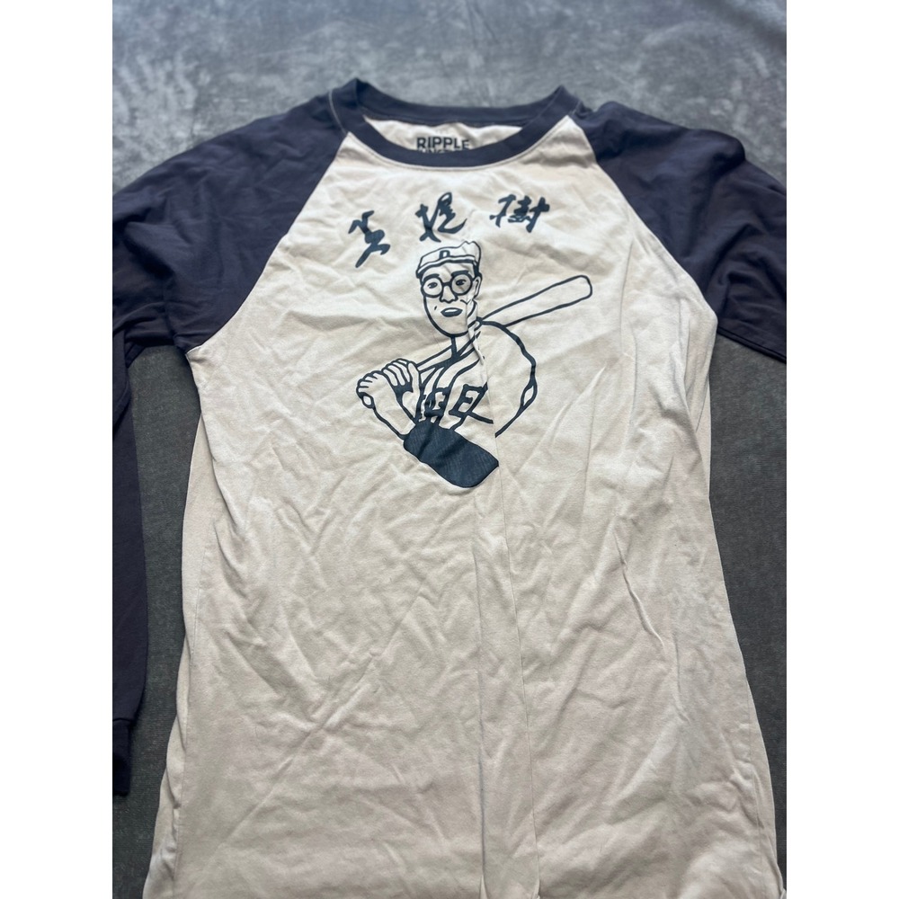Ripple Junction Baseball Shirt Long Sleeve Graphic Tee Men's‎